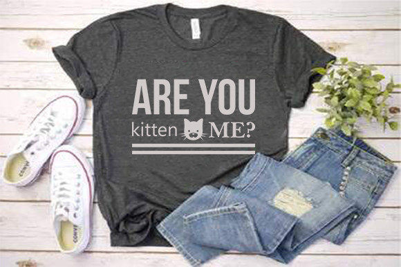 Cat Svg Design: Are You Kitten Me
