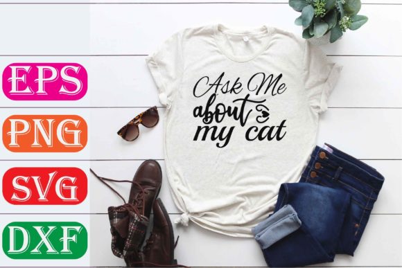 Cat Svg Design for Embroidery Projects