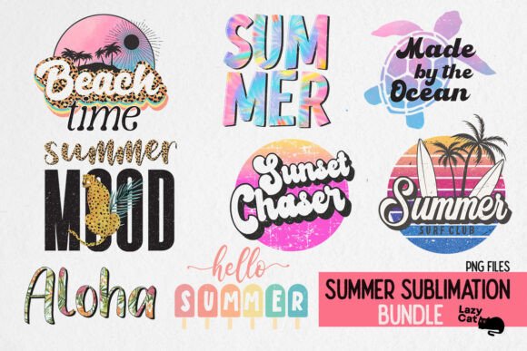 SUMMER SUBLIMATION BUNDLE Review for Embroidery Projects